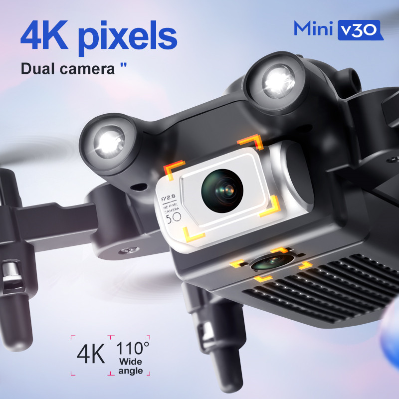 Mini V30 WiFi FPV Drone With 4 - Drone Remote Controller Lanyard review and price