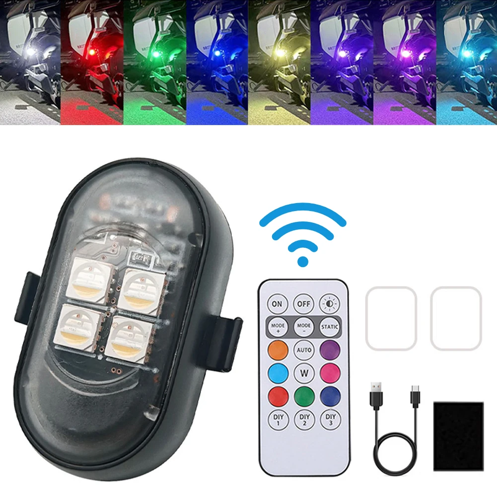 1-8PCS USB Rechargeable Waterp - Drone Strobe Light review and price