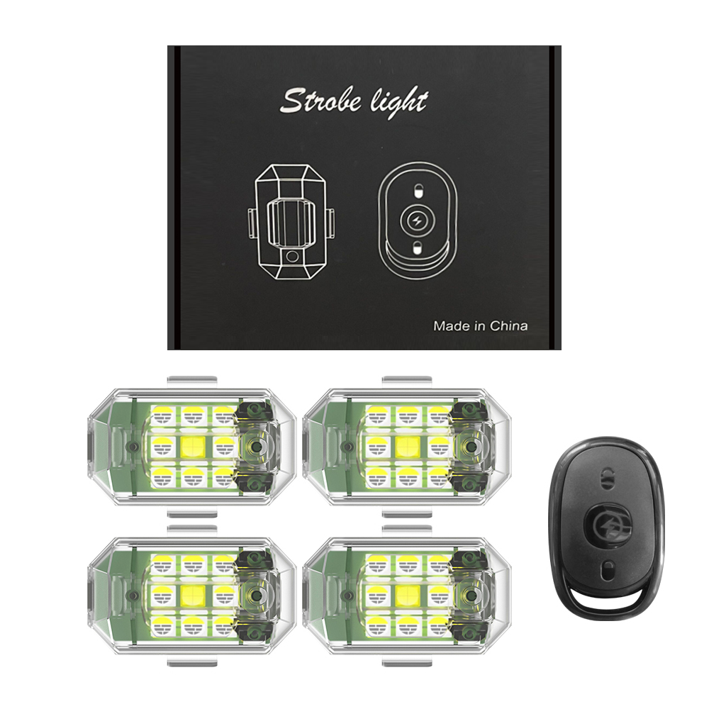 1/2/4pcs Wireless LED Drone St - Drone Strobe Light review and price